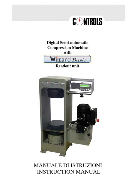 ele manual cmpression machine pdf